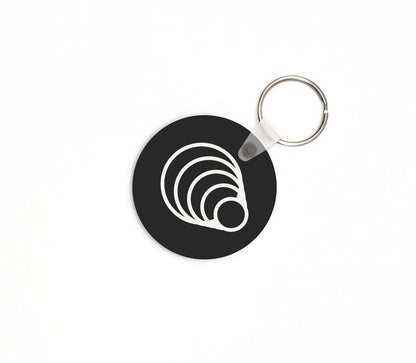 Circle Photo Keyring