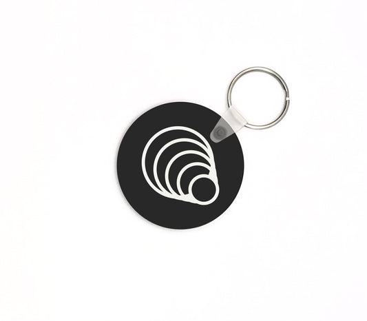 Circle Photo Keyring