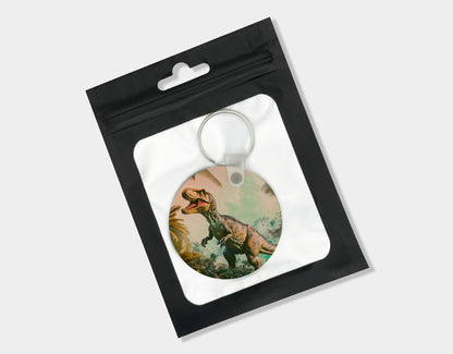 Circle Photo Keyring